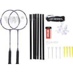 Wish Alumtec badmintonracket sæt 4466 2 lilla rackete 3
