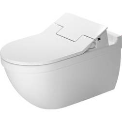 Duravit Starck 3 væghængt toilet med HygieneGlaze skjult montering til SensoWash i hvid