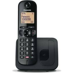 Panasonic Telefon Corp. KXTGC250SPB Sort 1,6"