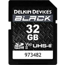 Delkin Devices 32GB UHS-II SDHC Memory Card in Black