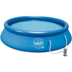 Swing Pools POOL, Ø366cm x 0,91 m, 7300 liter, m. pumpe