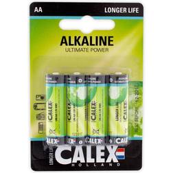 Calex 133118 Alkaline Batteri 1,5V LR6/AA, blister 4 pk