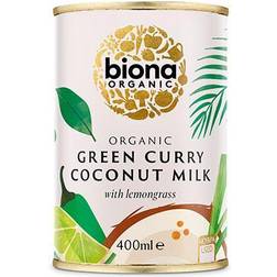 Biona Organic Kokosmælk Grøn Karry Citrongræs 400g
