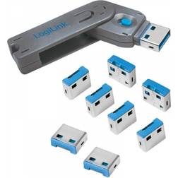 LogiLink USB-A port blocker 1x key