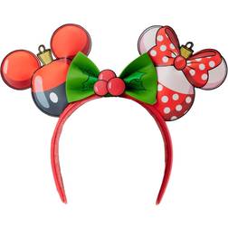Loungefly Mouse and Minnie Mouse Ornaments Ears Headband