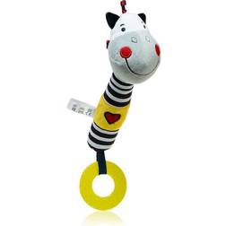 BabyOno Squeaky Toy with Teether squeaky toy with biting part Zebra Zack 1 pc