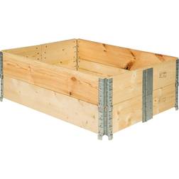 tectake Foldable and stackable raised bed 120x80x19cm
