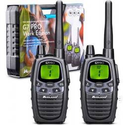 Midland C1090.18, Professionel mobilradio (PMR) 446 kanaler, 433 Mhz, 10000 m, LCD, AA