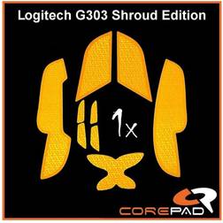 Corepad Grips til Logitech G303 Shroud Edition - Orange
