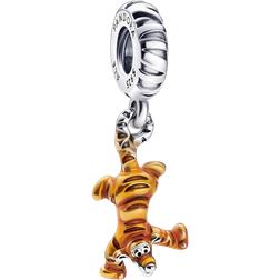Pandora Disney Winnie the Pooh Tigger Dangle Charm - Silver/Orange