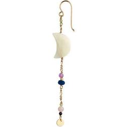Stine A Midnight Moon Earring - Gold/Pearl
