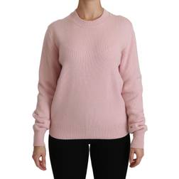 Dolce & Gabbana Crew Neck Cashmere Pullover - Pink
