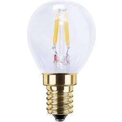 Segula 55204 LED (RGB)-lamp Energiklasse G (A G) E14 Pæreform 1.5 W = 10 W Varmhvid (Ø x L) 35 mm x 65 mm 1 stk