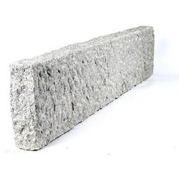 Granit kantsten kløvet 10x30x150 cm lysegrå