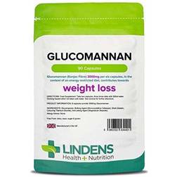 Lindens Health + Nutrition Glucomannan Konjac Fibre 500mg 90