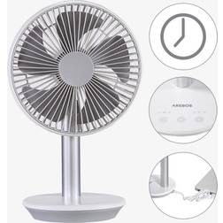 Arebos USB table fan with timer