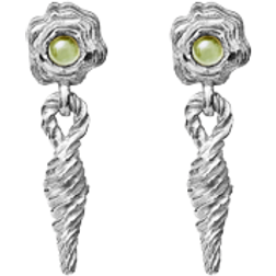 Maanesten Siri Earrings - Silver/Green