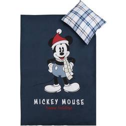 Licens Jule sengetøj junior - 100x140cm Mickey Mouse