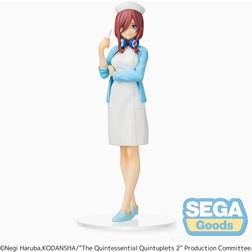 Sega The Quintessential Quintuplets 2 SPM PVC Statue Miku Nakano Nurse Ver. 21 cm