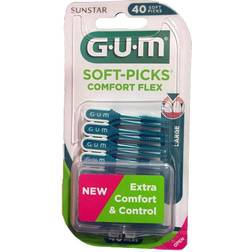 GUM Soft-Picks Comfort Flex, large, 40 stk