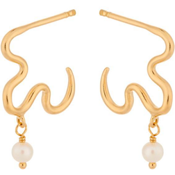 Pernille Corydon Ocean Dream Earrings - Gold/Pearls