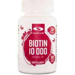 Healthwell Biotin 10000 90 stk