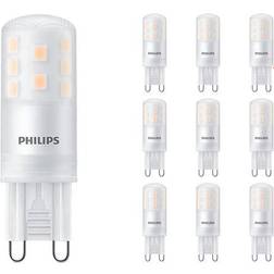 Philips Fordelspakke 10x Corepro LEDcapsule G9 2.6W 300lm 827 ekstra varm hvid dæmpbar erstatter 25W