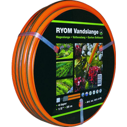 Ryom Vandslange orange 3/4" 4-Lag Arm.50M