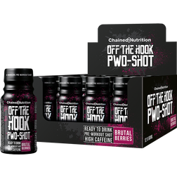 Chained Nutrition 12 Off The Hook PWO-Shot, 60 ml, Variationer Brutal Berries