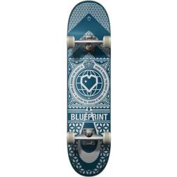 Blueprint Home Heart Komplet Skateboard Sort/Blå 7.75"