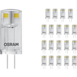 Osram Fordelspakke 20x Parathom LED Pin G4 0.9W 100lm 827 ekstra varm hvid erstatter 10W