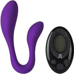 Adrien Lastic Couple Secrets 2 Double Vibrator with Remote Purple