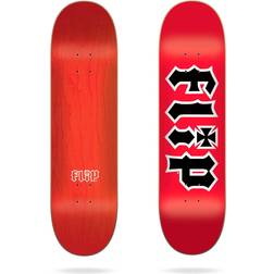 Flip Skateboard Deck Team HKD Red 8.13 x 32.0 Rød 8.125" Unisex Adult, Kids, Newborn, Toddler, Infant