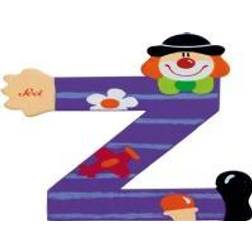 Sevi Wooden letter Z, Clown 81762