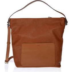 Esprit Brown hobo bag with a shoulder strap, Brown