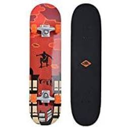 Schildkröt Kicker Parkour Skateboard brown-orange-black (510602)