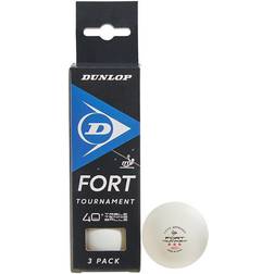Dunlop 40+Fort Tournament Bordtennisbolde 3-pack
