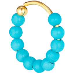Jane Kønig Koenig Bermuda Twist Earring - Gold/Turquoise