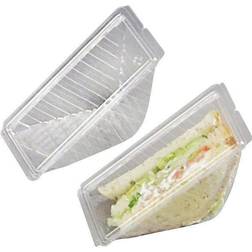 Plastbakke m/låg sandwich v492 185x68x85mm Muffinplade