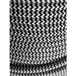 Nordlux Textilsladd Cable 25m Svart/Vit Lampeophæng