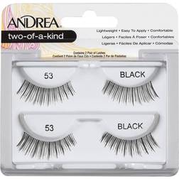 Andrea Two-Of-A-Kind Lashes Black 53 2 stk. Sort