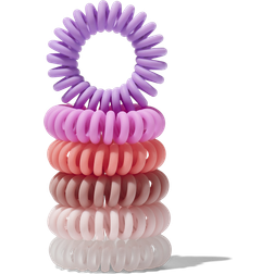 Hairlust Hold On Tight Rings 6-Pack, Pink/Purple