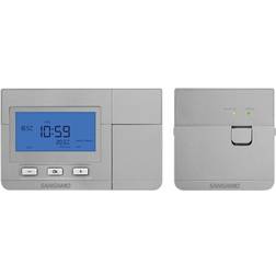 Sangamo Wireless Programmable Thermostat with Digital Display Silver CHPRSTATDPRFS