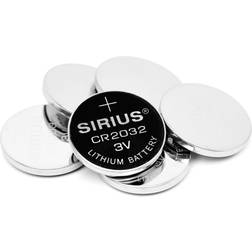 Sirius batterier CR2032 6 stk