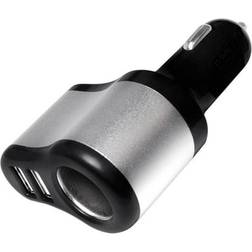 LogiLink Universal bilstrømsadapter USB, cigarettænder 150 Watt