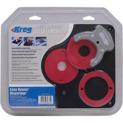 Kreg Precision Router Table Insert Plate with Level-Loc Rings (Predrilled Triton)