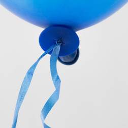 100 stk Ballonsnor med autolås Blå