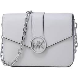 Michael Kors Håndtasker til damer 35T2SNML2L-OPTIC-WHITE Hvid (23 x 5 x 17 cm)