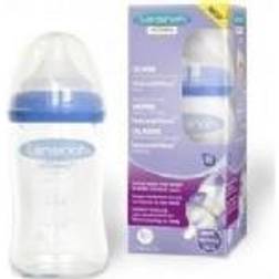 Lansinoh Glass Bottle with a nipple Natural Wave 160 ml