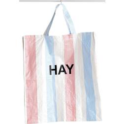 Hay Candy Stripe shopper, XL rød/blå/hvid